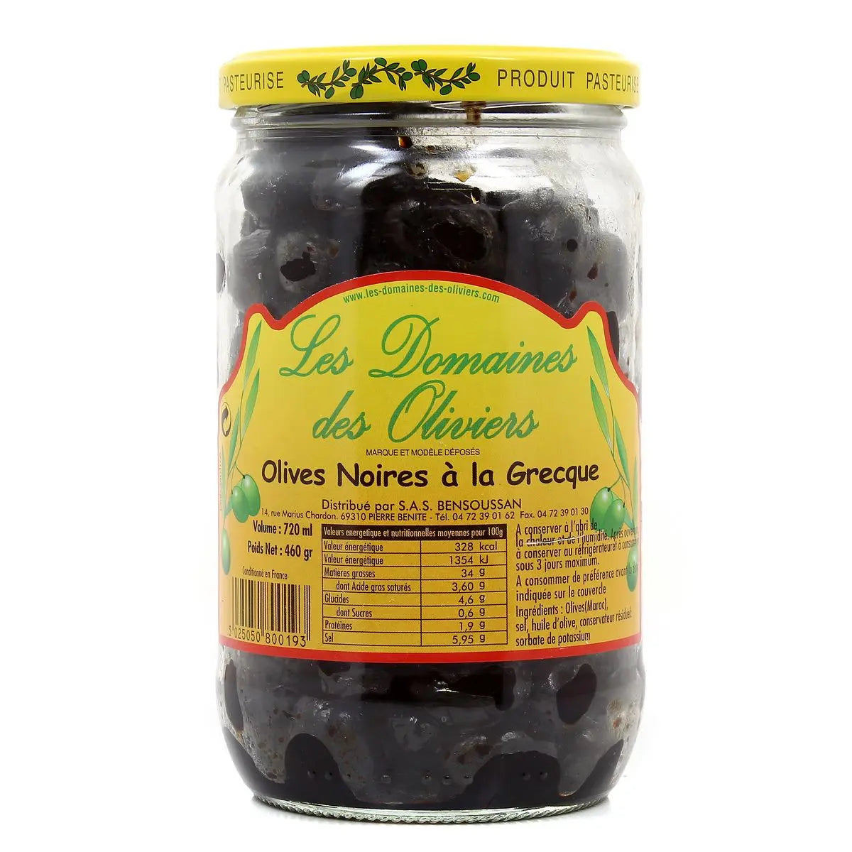 Olives Noires Les Domaines des Oliviers