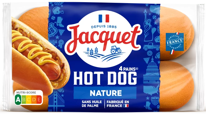 Pain à Hot Dog Cacher Jacquet