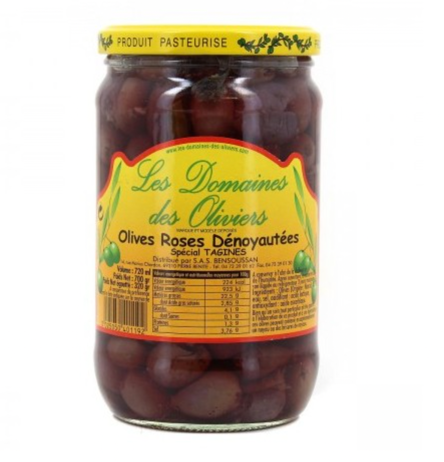 Olives Roses Dénoyautées - Les Domaines des Oliviers