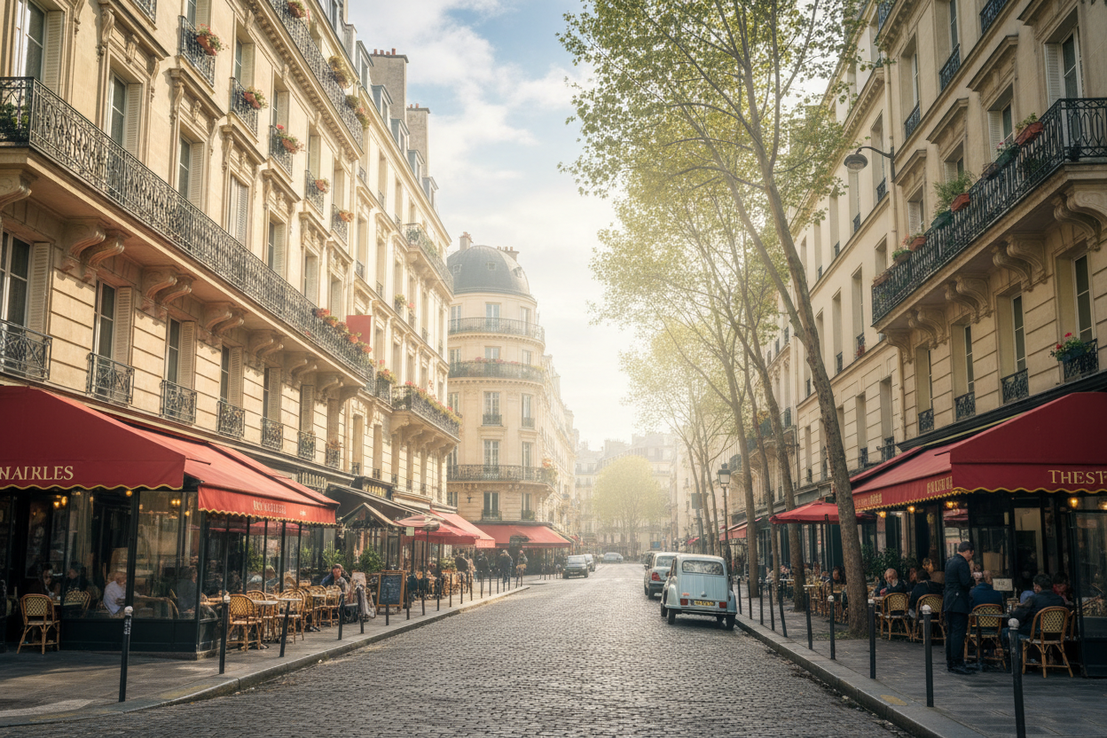 Une image réaliste de Paris